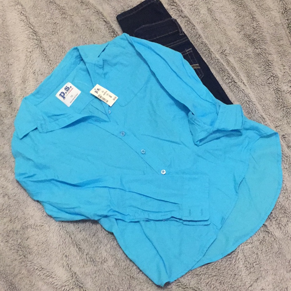 PS by Aeropostale- girls long sleeve blouse